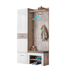 Zestaw mebli do przedpokoju z poduszką GV5+P GUSTAVO Podstawowe