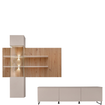 Meblościanka GUSTO LUX A Cashmere / Artisan Podstawowe