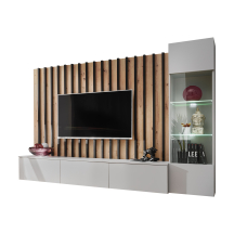 Meblościanka VERTI Perla Gray / Artisan Podstawowe