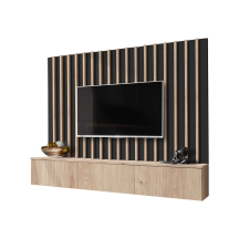 Meblościanka VERTI 2 Hickory Jackson / Czarny Podstawowe