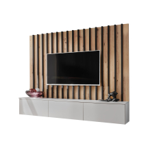 Meblościanka VERTI 2 Perla Gray / Artisan Podstawowe