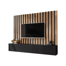 Meblościanka VERTI 2 Czarny / Artisan Podstawowe