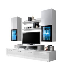 Meblościanka MINI Biały Mat / Biały Połysk Podstawowe