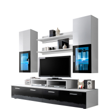 Meblościanka MINI Biały Mat / Biały Połysk / Czarny Połysk Podstawowe