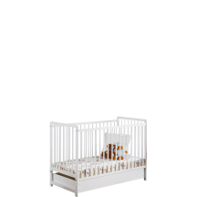 Łóżeczko niemowlęce CYPI II Plus z szufladą Podstawowe