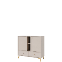 Komoda 825 2F 2SO Beż Piaskowy TOKYO 1 Podstawowe