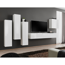 Meblościanka SWITCH SW 3 Biały / Biały Połysk SWITCH BIAŁY Podstawowe