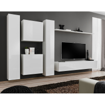 Meblościanka SWITCH SW 6 Biały / Biały Połysk SWITCH BIAŁY Podstawowe