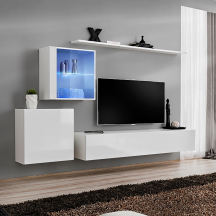 Meblościanka SWITCH SW 15 Biały / Biały Połysk SWITCH BIAŁY Podstawowe