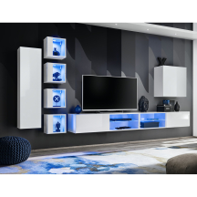 Meblościanka SWITCH SW 26 Biały / Biały Połysk SWITCH BIAŁY Podstawowe