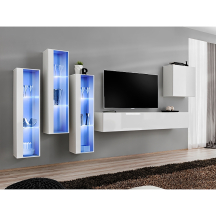 Meblościanka SWITCH SW 13 Biały / Biały Połysk SWITCH BIAŁY Podstawowe