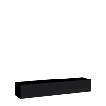 Szafka RTV 1 Czarny / Czarny Połysk SWITCH CZARNY Podstawowe