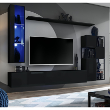 Meblościanka SWITCH SW M2 Czarny SWITCH METAL Podstawowe