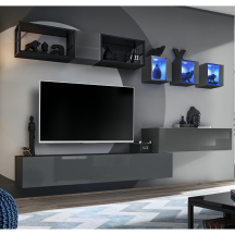 Meblościanka SWITCH SW M3 Grafit / Czarny SWITCH METAL Podstawowe