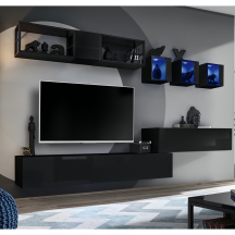 Meblościanka SWITCH SW M3 Czarny SWITCH METAL Podstawowe