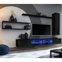 Meblościanka SWITCH SW M4 Czarny SWITCH METAL Podstawowe