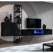 Meblościanka SWITCH SW M6 Czarny SWITCH METAL Podstawowe