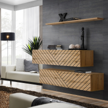 Zestaw dwóch szafek RTV SB2 Wotan SWITCH WOTAN LAMEL Podstawowe