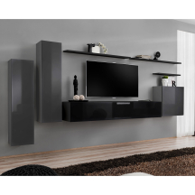 Meblościanka SWITCH SW 1 Grafit / Czarny SWITCH GRAFIT / CZARNY Podstawowe