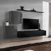 Meblościanka SWITCH SW 5 Grafit / Czarny SWITCH GRAFIT / CZARNY Podstawowe