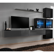 Meblościanka SWITCH SW 19 Grafit / Czarny SWITCH GRAFIT / CZARNY Podstawowe