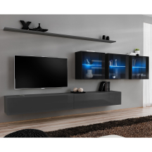 Meblościanka SWITCH SW 17 Grafit / Czarny SWITCH GRAFIT / CZARNY Podstawowe