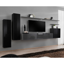 Meblościanka SWITCH SW 1 Czarny / Grafit SWITCH GRAFIT / CZARNY Podstawowe