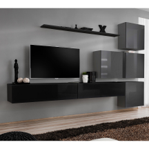 Meblościanka SWITCH SW 9 Czarny / Grafit SWITCH GRAFIT / CZARNY Podstawowe