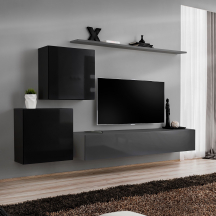 Meblościanka SWITCH SW 5 Czarny / Grafit SWITCH GRAFIT / CZARNY Podstawowe