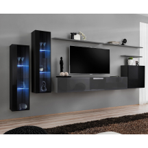 Meblościanka SWITCH SW 11 Czarny / Grafit SWITCH GRAFIT / CZARNY Podstawowe