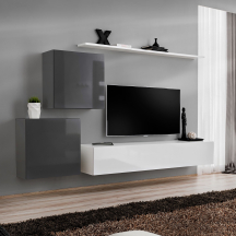 Meblościanka SWITCH SW 5 Grafit / Biały SWITCH GRAFIT / BIAŁY Podstawowe