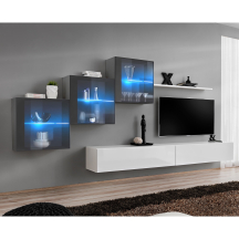 Meblościanka SWITCH SW 20 Grafit / Biały SWITCH GRAFIT / BIAŁY Podstawowe