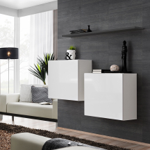 Zestaw dwóch komód SB1 Grafit / Biały SWITCH GRAFIT / BIAŁY Podstawowe