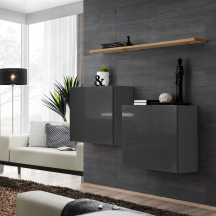 Zestaw dwóch komód SB1 Grafit / Wotan SWITCH GRAFIT / WOTAN Podstawowe