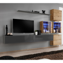 Meblościanka SWITCH SW 19 Grafit / Wotan SWITCH GRAFIT / WOTAN Podstawowe