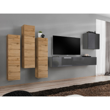 Meblościanka SWITCH SW 3 Wotan / Grafit SWITCH GRAFIT / WOTAN Podstawowe