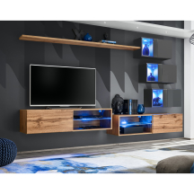 Meblościanka SWITCH SW 24 Wotan / Grafit SWITCH GRAFIT / WOTAN Podstawowe