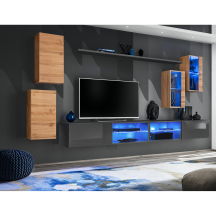 Meblościanka SWITCH SW 25 Wotan / Grafit SWITCH GRAFIT / WOTAN Podstawowe