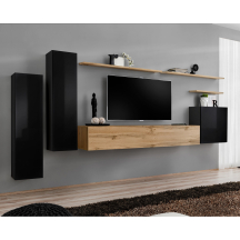 Meblościanka SWITCH SW 1 Czarny / Wotan SWITCH CZARNY / WOTAN Podstawowe