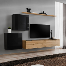 Meblościanka SWITCH SW 5 Czarny / Wotan SWITCH CZARNY / WOTAN Podstawowe