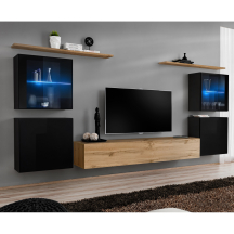 Meblościanka SWITCH SW 14 Czarny / Wotan SWITCH CZARNY / WOTAN Podstawowe