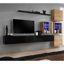 Meblościanka SWITCH SW 19 Czarny / Wotan SWITCH CZARNY / WOTAN Podstawowe