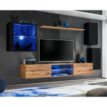 Meblościanka SWITCH SW 23 Czarny / Wotan SWITCH CZARNY / WOTAN Podstawowe