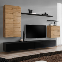 Meblościanka SWITCH SW 2 Wotan / Czarny SWITCH CZARNY / WOTAN Podstawowe