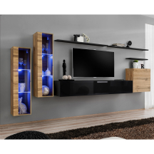 Meblościanka SWITCH SW 11 Wotan / Czarny SWITCH CZARNY / WOTAN Podstawowe