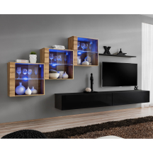 Meblościanka SWITCH SW 20 Wotan / Czarny SWITCH CZARNY / WOTAN Podstawowe