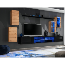 Meblościanka SWITCH SW 25 Wotan / Czarny SWITCH CZARNY / WOTAN Podstawowe