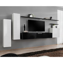 Meblościanka SWITCH SW 1 Biały / Czarny SWITCH CZARNY / BIAŁY Podstawowe