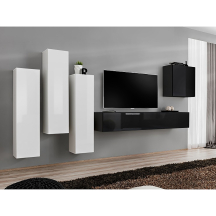 Meblościanka SWITCH SW 3 Biały / Czarny SWITCH CZARNY / BIAŁY Podstawowe