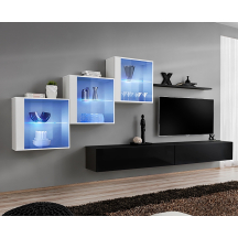 Meblościanka SWITCH SW 20 Biały / Czarny SWITCH CZARNY / BIAŁY Podstawowe